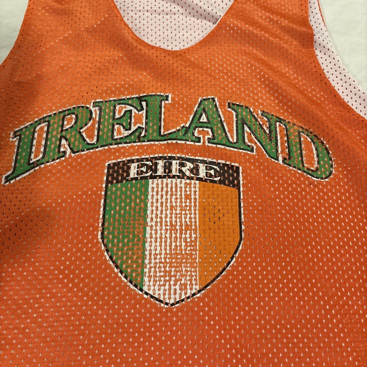 Other Ireland EIRE A4 Mens Basketball Jersey Reversible Large VTG Size US L / EU 52-54 / 3 - 3 Thumbnail
