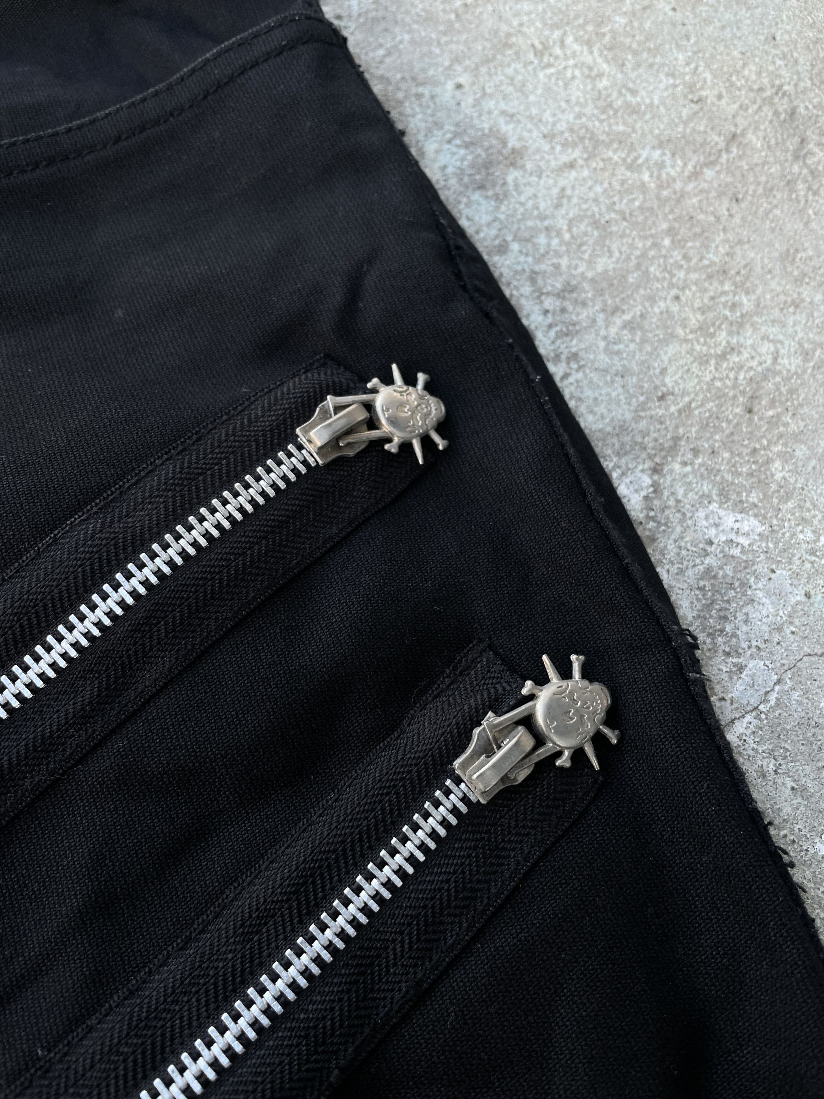 Japanese Brand Queen Of Darkness Zipper Punk Pants Balenciaga style Size 30" / US 8 / IT 44 - 6 Thumbnail