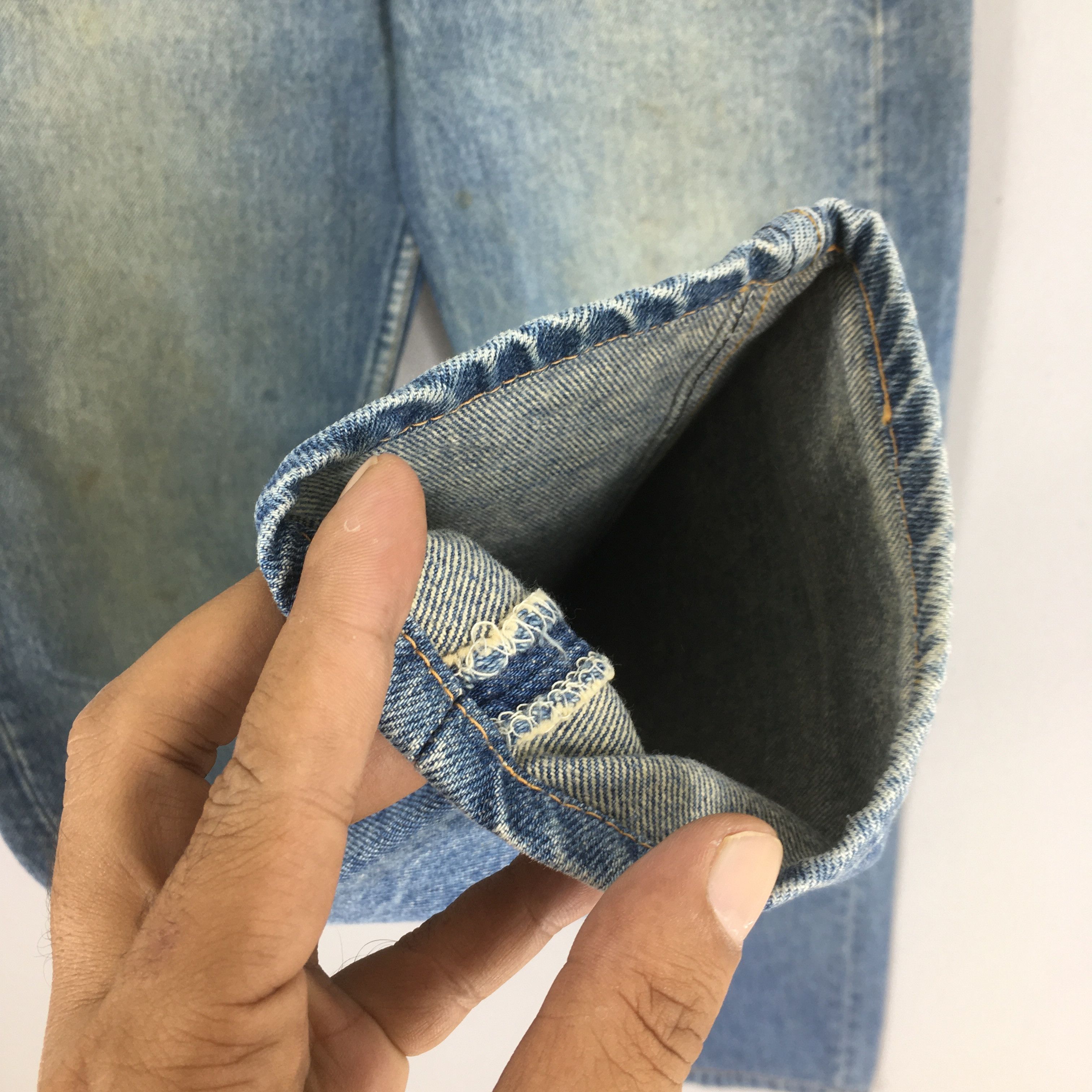 Levi's Size 28x30 Vintage 90s Levi's 501 Straight Leg Jeans S502 Size US 28 / EU 44 - 4 Thumbnail