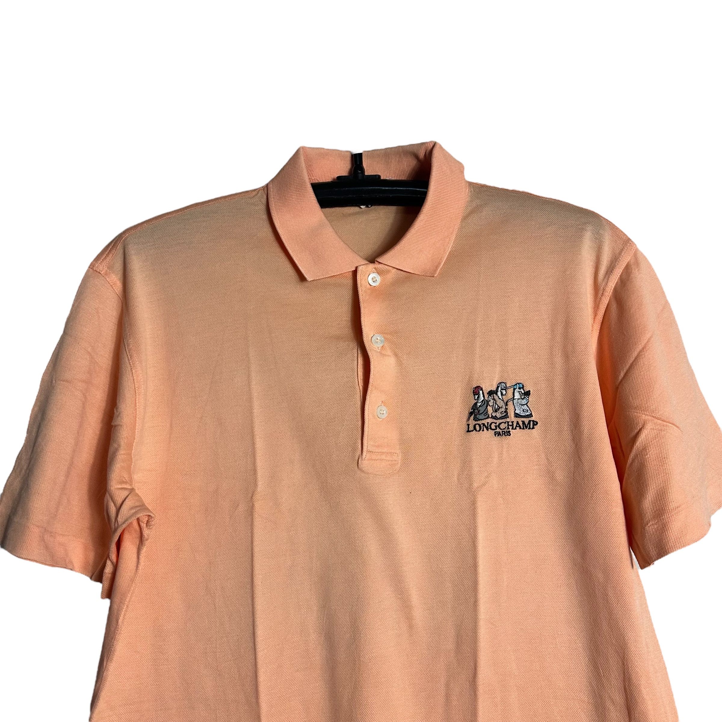 Longchamp 🔥RARE🔥Vintage Longchamp Paris Polo Shirt Single Stich Size US M / EU 48-50 / 2 - 2 Thumbnail