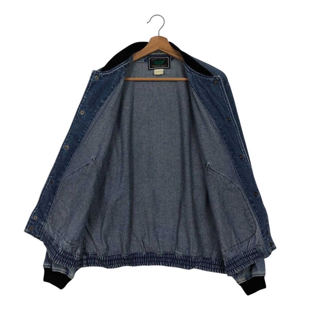 Japanese Brand 📌Vintage Denim Bomber Jacket Worker Big Born Issey Miyake Size US L / EU 52-54 / 3 - 14 Thumbnail