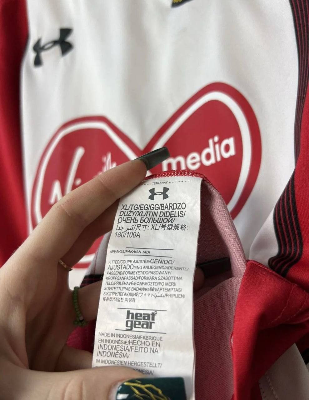 Under Armour Charlie Austin 2017-18 Southampton Football Soccer Jersey Size US XL / EU 56 / 4 - 8 Thumbnail