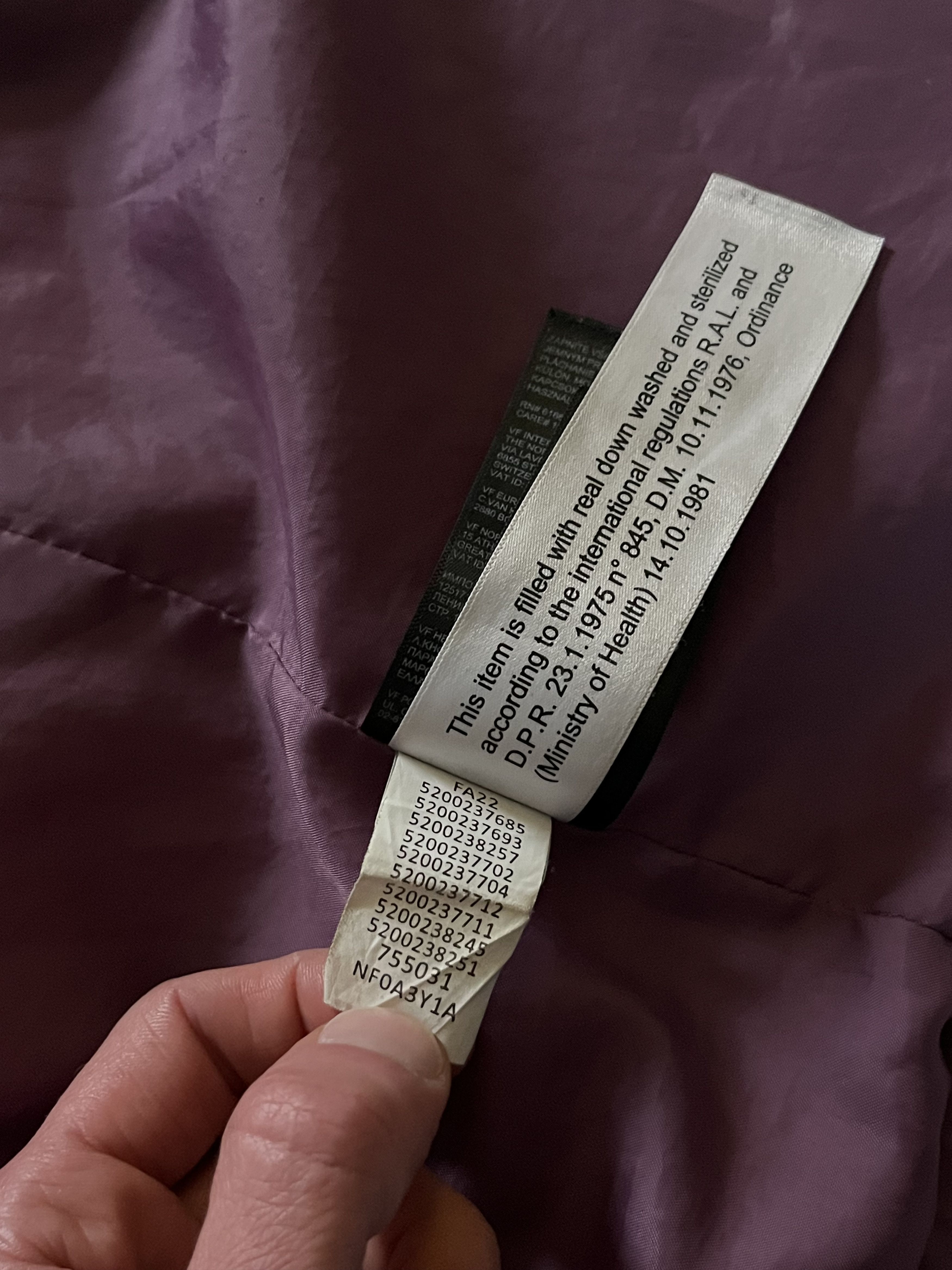The North Face The North Face 1996 Retro Nuptse Lilac Purple Down Jacket Size S / US 4 / IT 40 - 13 Thumbnail
