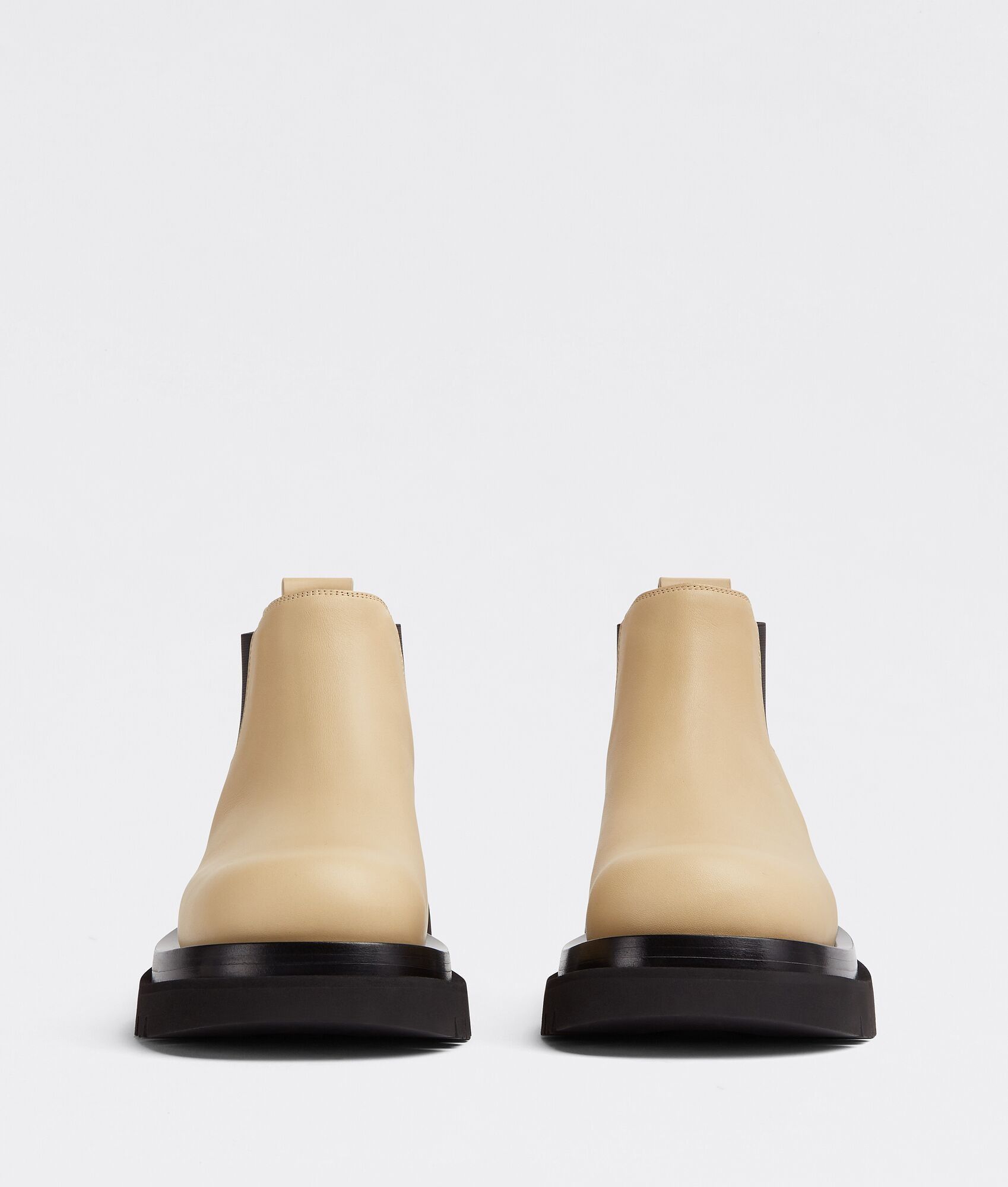 Bottega Veneta o1bcso1str0425 Lug Chelsea Ankle Boots in Beige Size US 9.5 / IT 39.5 - 2 Thumbnail