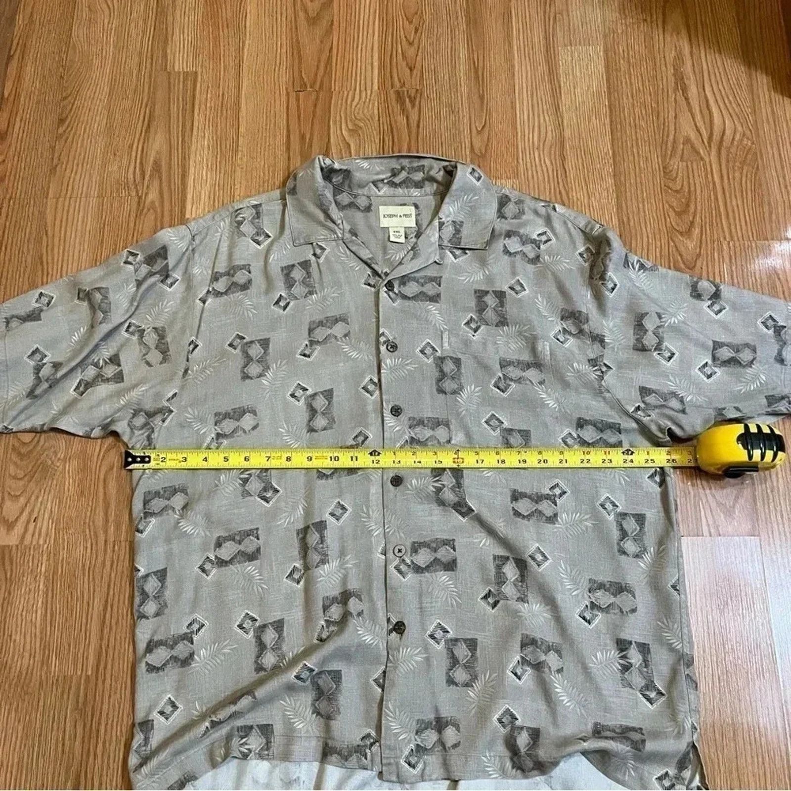 Joseph & Feiss Joseph & Feiss Hawaiian Short Sleeve Silk Shirt Size XXL Size US XXL / EU 58 / 5 - 5 Thumbnail
