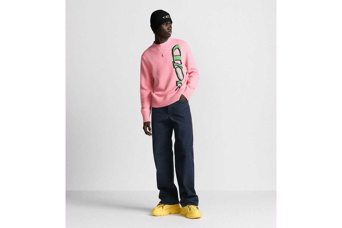Dior o1bcso1str0326 Sweater in Pink Virgin Size US L / EU 52-54 / 3 - 4 Thumbnail