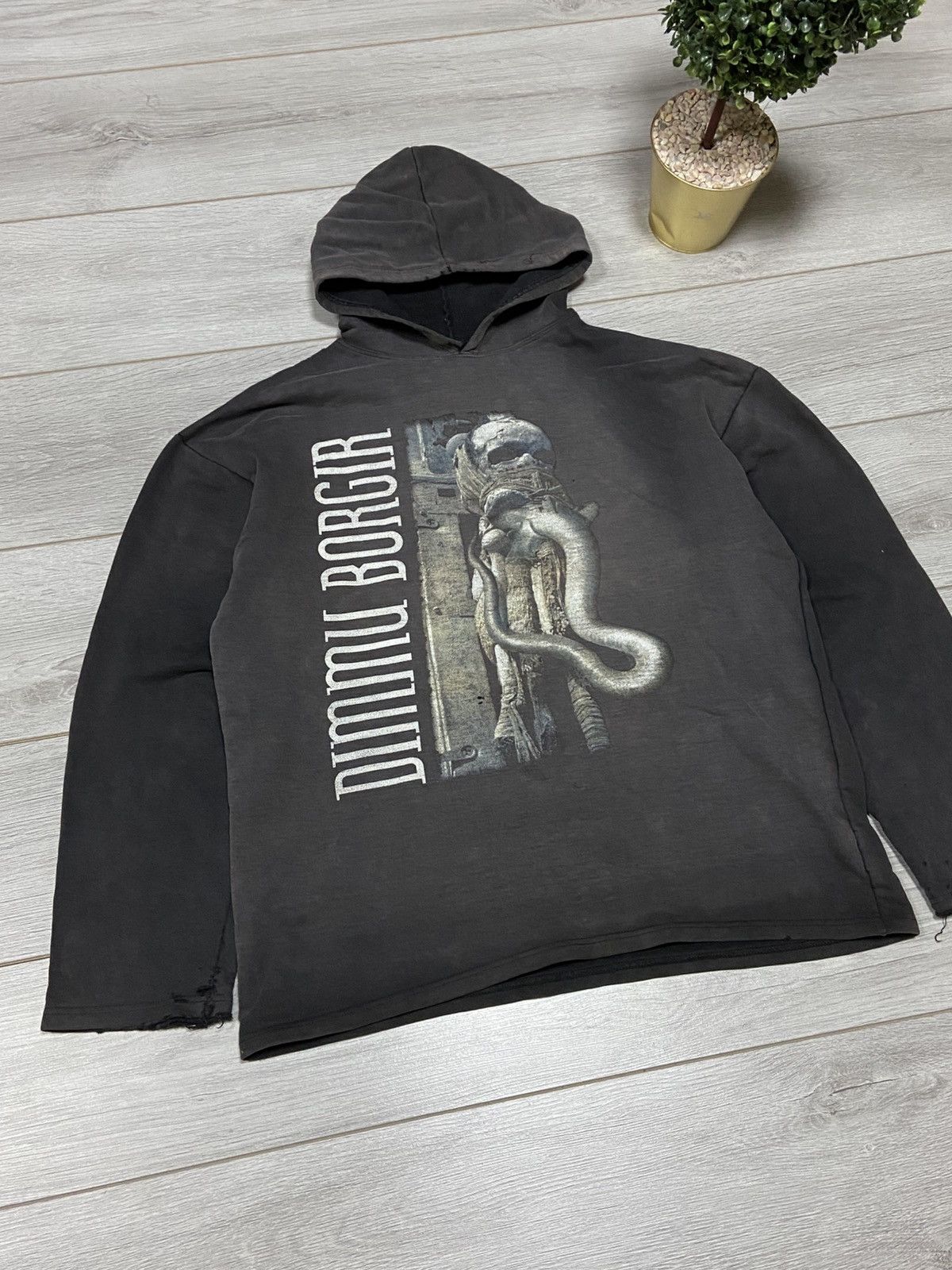 Band Tees Vintage Dimmu Borgit distressed faded hoodie Size US L / EU 52-54 / 3 - 4 Thumbnail