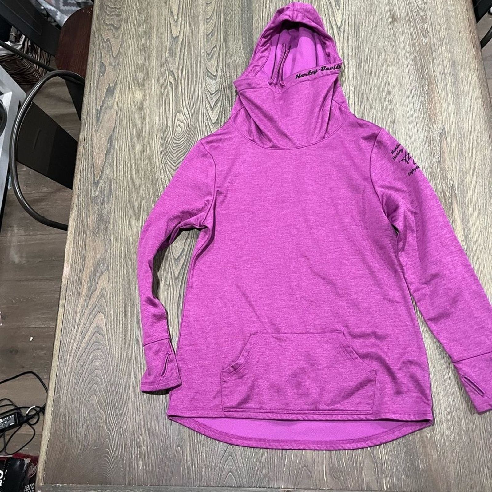 Vintage Harley Davidson Hunter's Moon Fleece Hoodie Pullover M Size M / US 6-8 / IT 42-44 - 1 Thumbnail