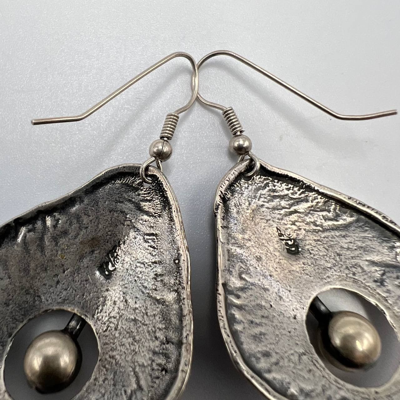 Vintage Vintage Sterling Silver 925 Womens Jewelry Stud Ear Earrings Size ONE SIZE - 6 Thumbnail