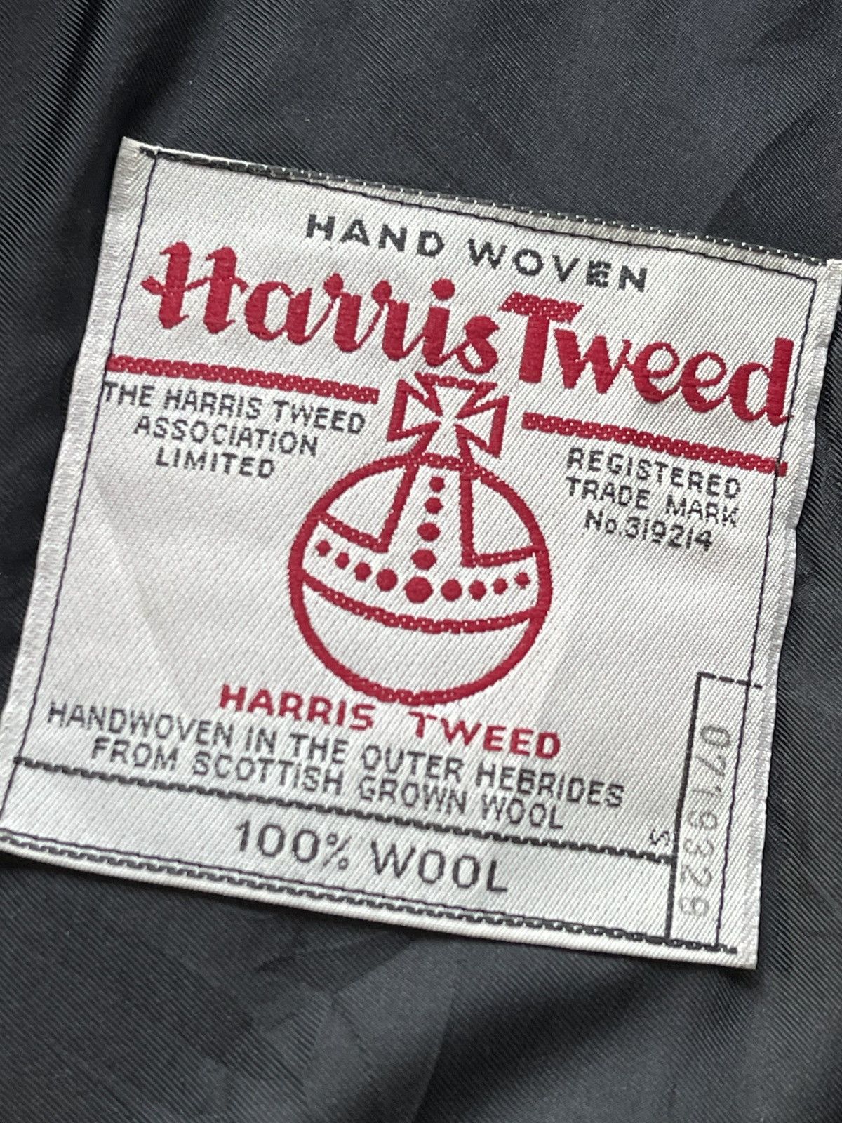 Harris Tweed 🔥Vtg Harris Tweed Women's Wool Double Breasted Zipper Coat Size L / US 10 / IT 46 - 8 Thumbnail