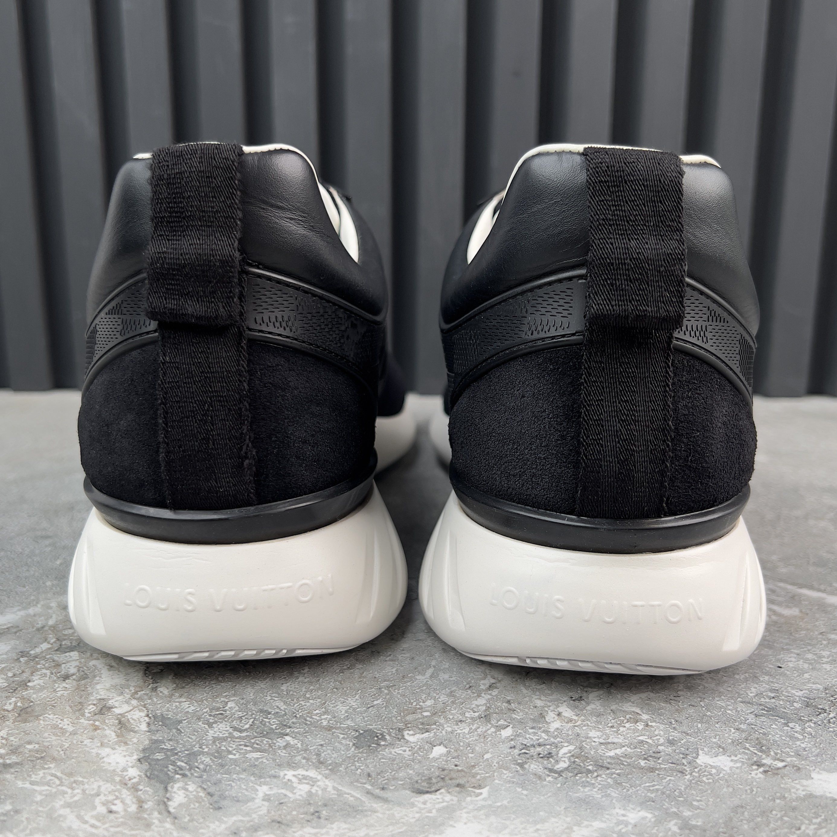 Louis Vuitton Fastlane Sneakers Damier Black Mesh Size US 11 / EU 44 - 7 Thumbnail