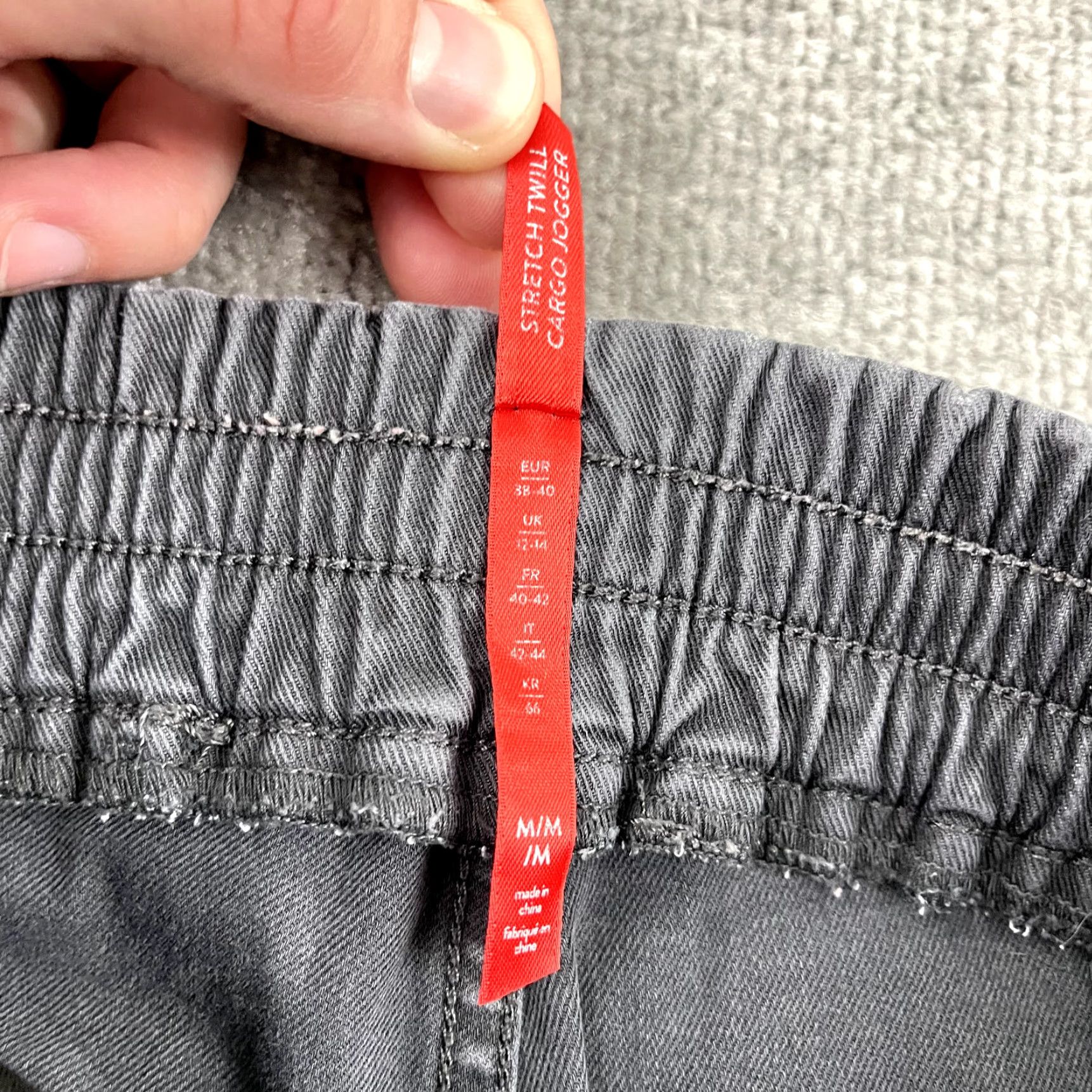 Spanx VINTAGE SPANX Pants Womens Medium Gray Stretch Twill Cargo Jogger 29" Zip Ankle Hiking Size 32" / US 10 / IT 46 - 3 Thumbnail