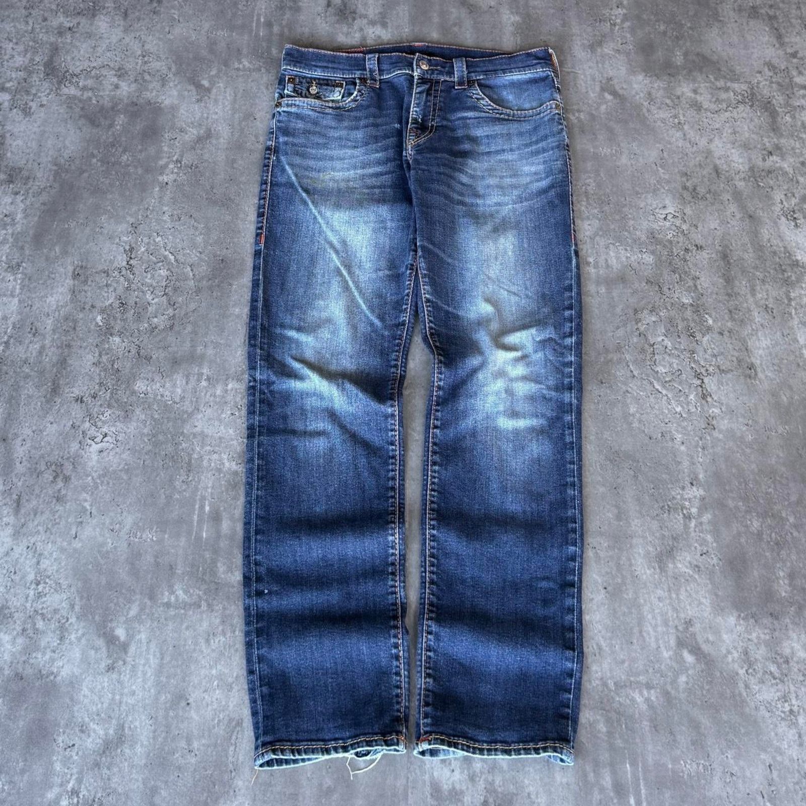 Japanese Brand × True Religion × Vintage Vintage Y2K True Religion Embroidered Grunge Opium Jeans Size US 34 / EU 50 - 2 Thumbnail