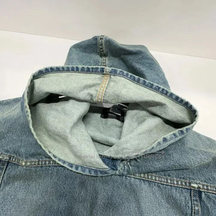 Balenciaga Balenciaga Blue Denim Hooded Jacket for Men. Size US M / EU 48-50 / 2 - 1 Thumbnail