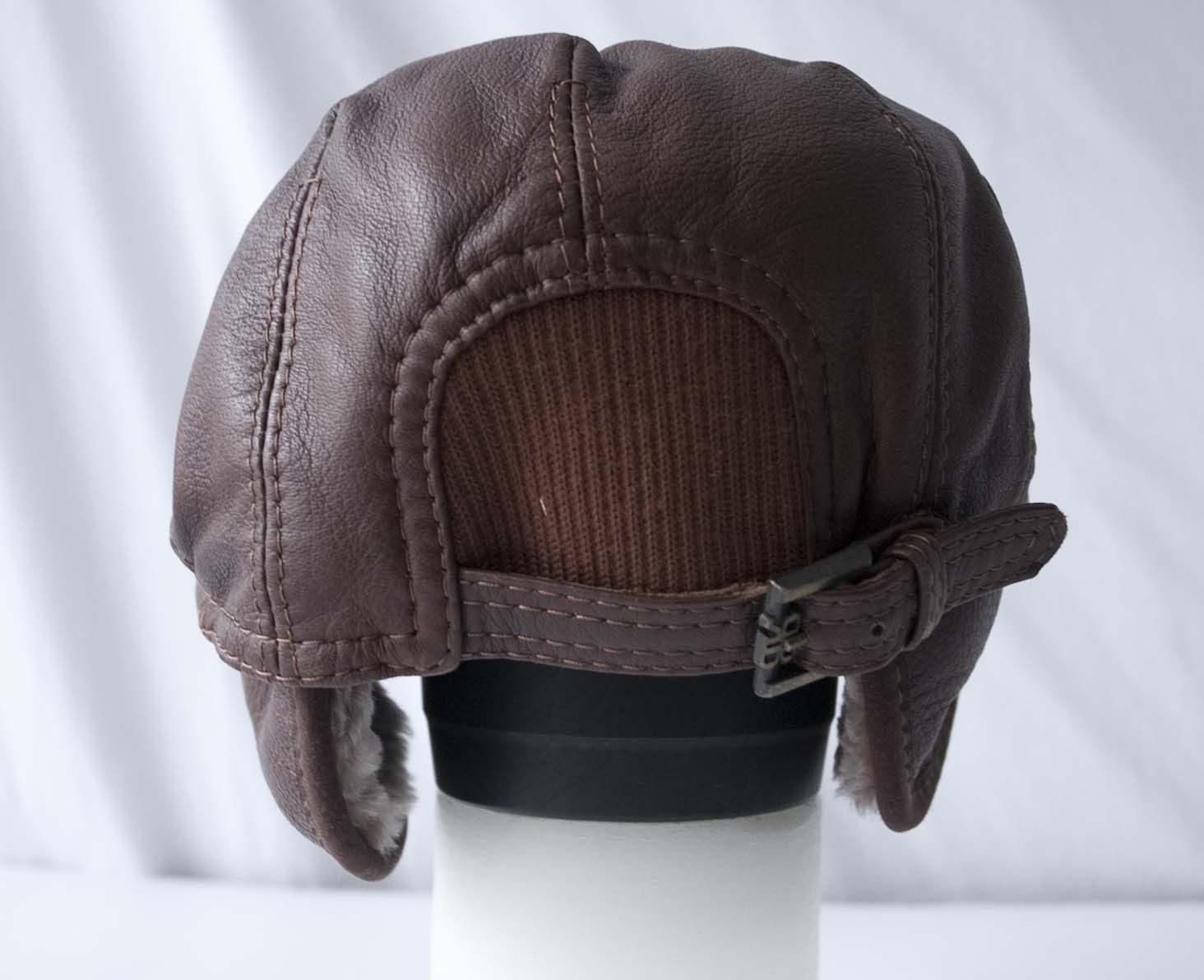 Other Ricardo BH Cabby Hat Ear Flap 100% Sheepskin Size S/M Size ONE SIZE - 6 Thumbnail