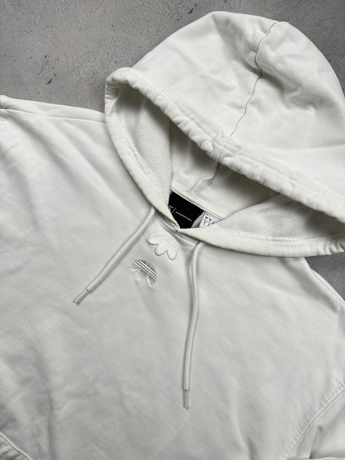 Adidas × Alexander Wang Adidas Alexander Wang Hoodie Trefoil Embroidery Oversized Size US L / EU 52-54 / 3 - 7 Thumbnail