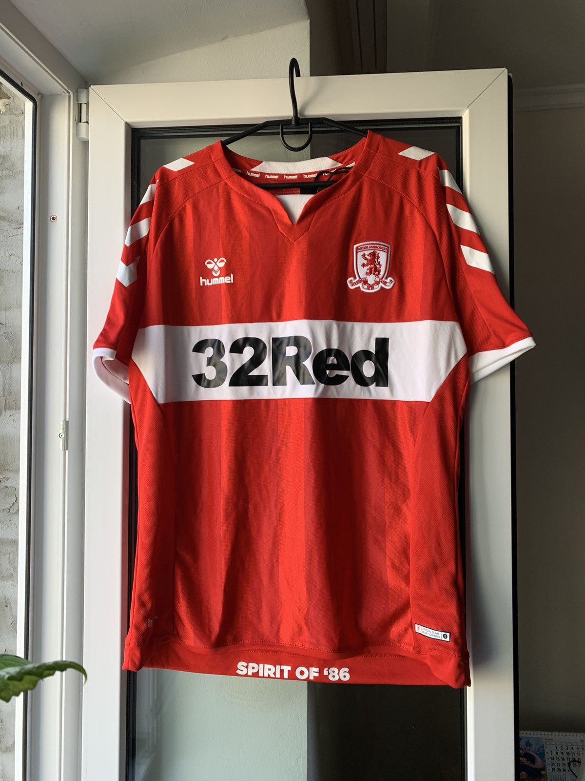 Hummel 🔥HUMMEL MIDDLESBROUGH 2018 2019 SOCCER JERSEY NEW WITH TAGS Size US L / EU 52-54 / 3 - 3 Thumbnail