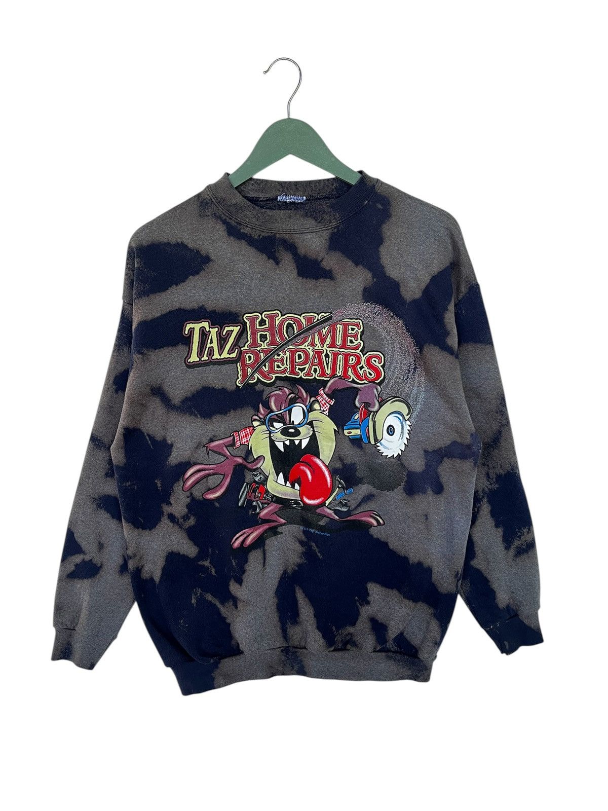 Vintage Vintage Bleach Tazmania Home Repair Sweatshirt Size US M / EU 48-50 / 2 - 1 Thumbnail