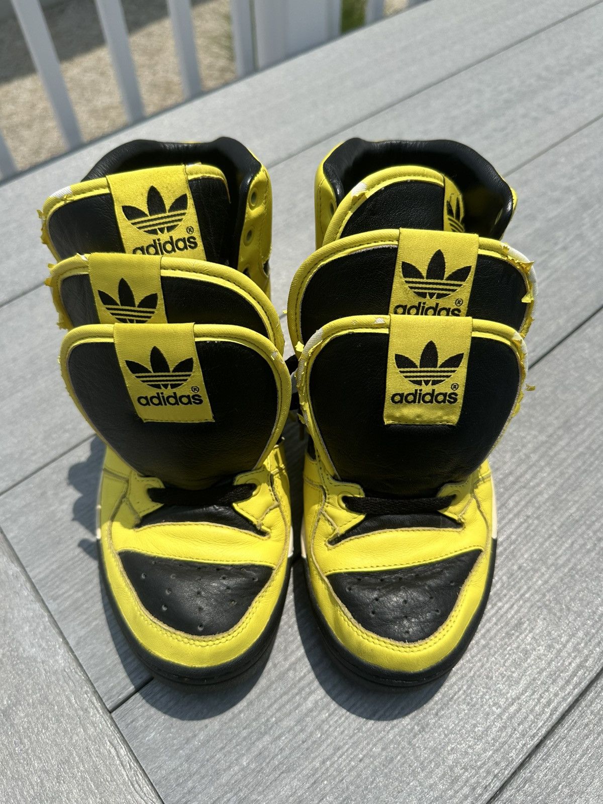 adidas gazelle silver green womens Adidas x Jeremy Scott Angel Reflective Wings Wedge Sneakers 38/38.5 –  darina`s garms
