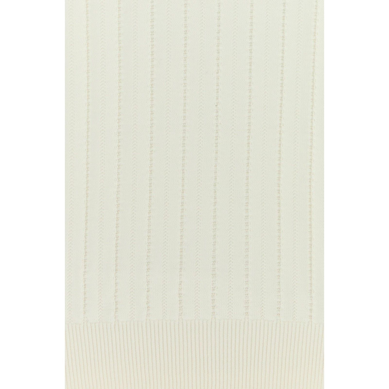Brunello Cucinelli BRUNELLO CUCINELLI White Cotton Sweater New & Authentic (Men Size US XL / EU 56 / 4 - 3 Thumbnail