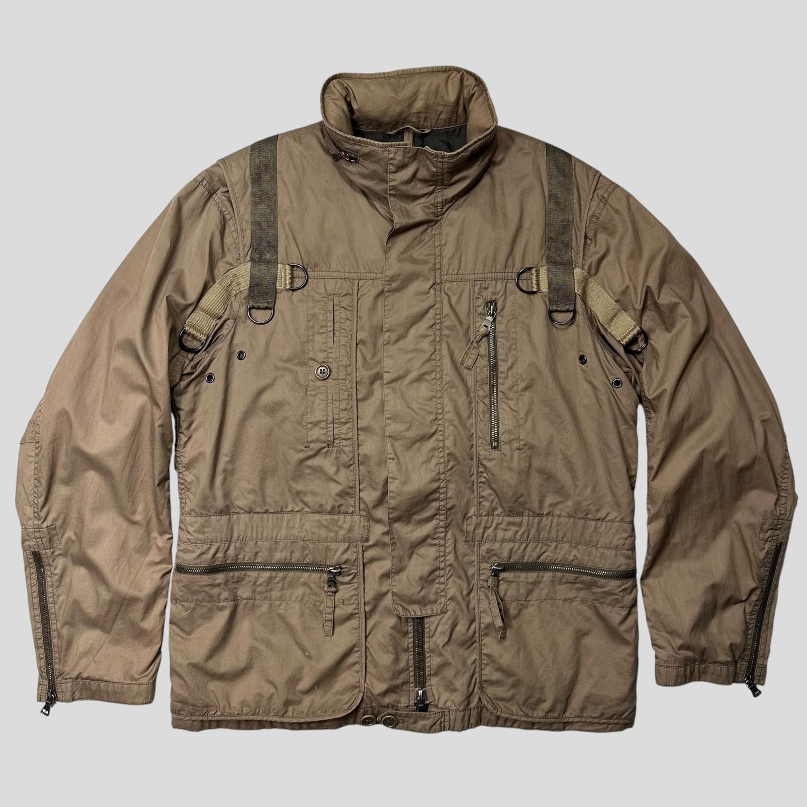 Prada Prada Sport 2003 Cotton Bondage Cargo Field Jacket IT50 M/L Size US L / EU 52-54 / 3 - 3 Thumbnail