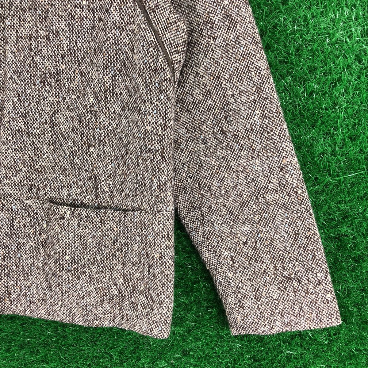 Japanese Brand Vintage 80's Wool Zipper Jacket by Pretty House Size XS / US 0-2 / IT 36-38 - 3 Thumbnail
