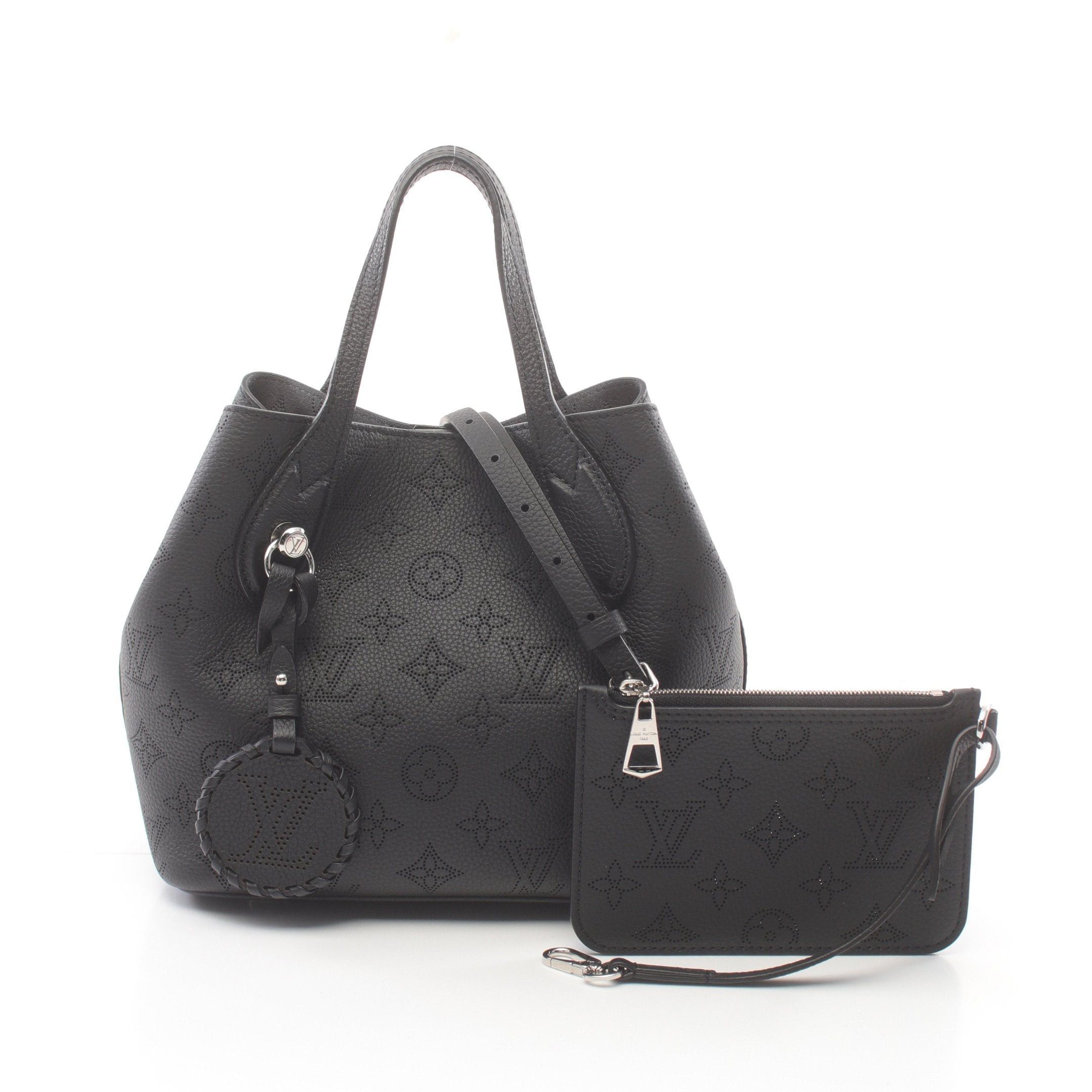 Louis Vuitton Louis Vuitton Blossom Pm Mahina Noir Handbag Leather Black Size ONE SIZE - 1 Thumbnail