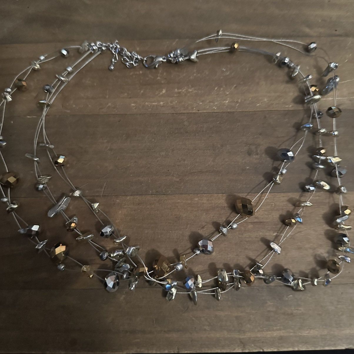 Other Multi strand layered floating bead necklace Size ONE SIZE - 3 Thumbnail