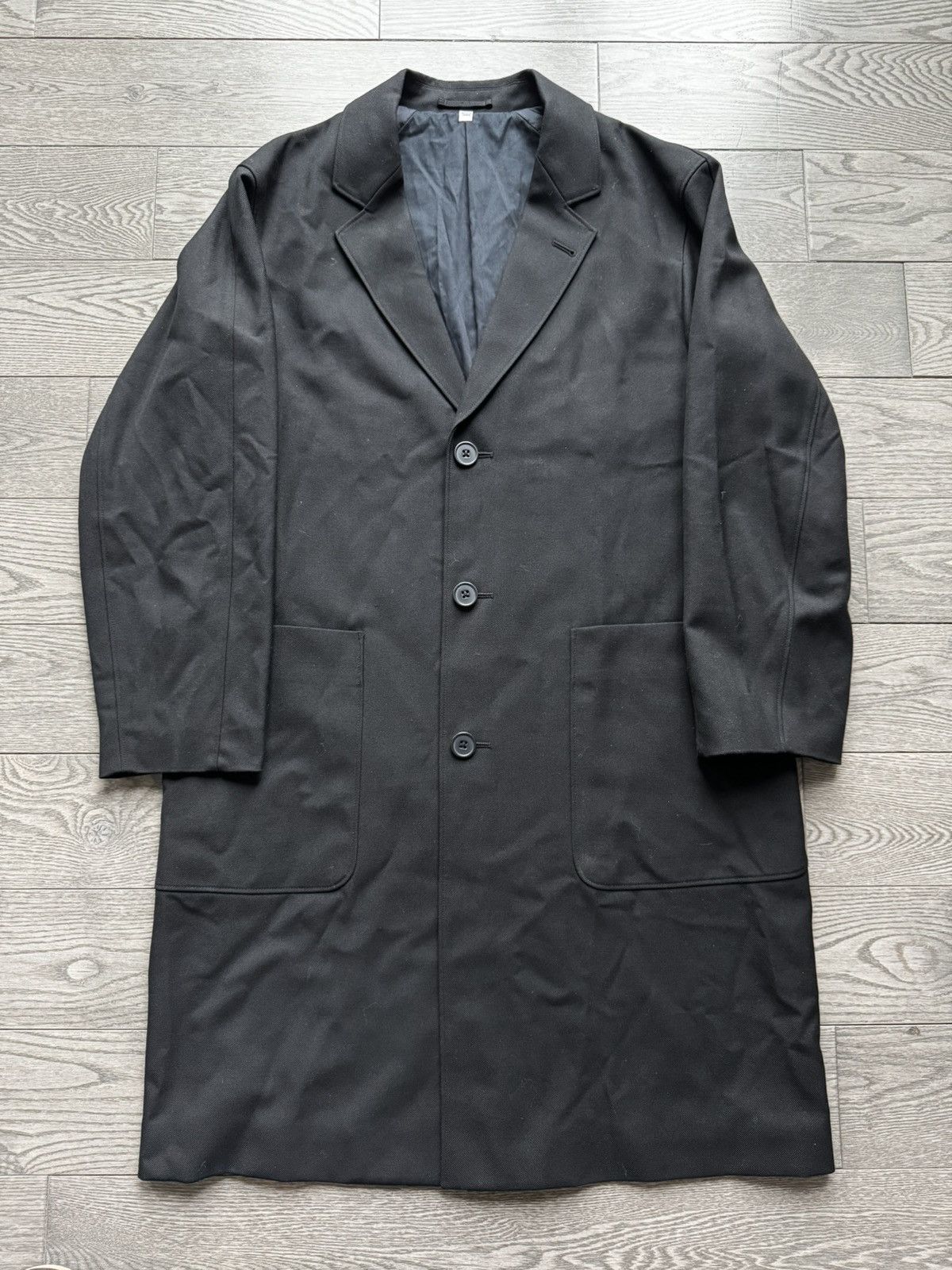 Lemaire × Uniqlo Uniqlo U Wool Chesterfield Coat Size US L / EU 52-54 / 3 - 1 Thumbnail