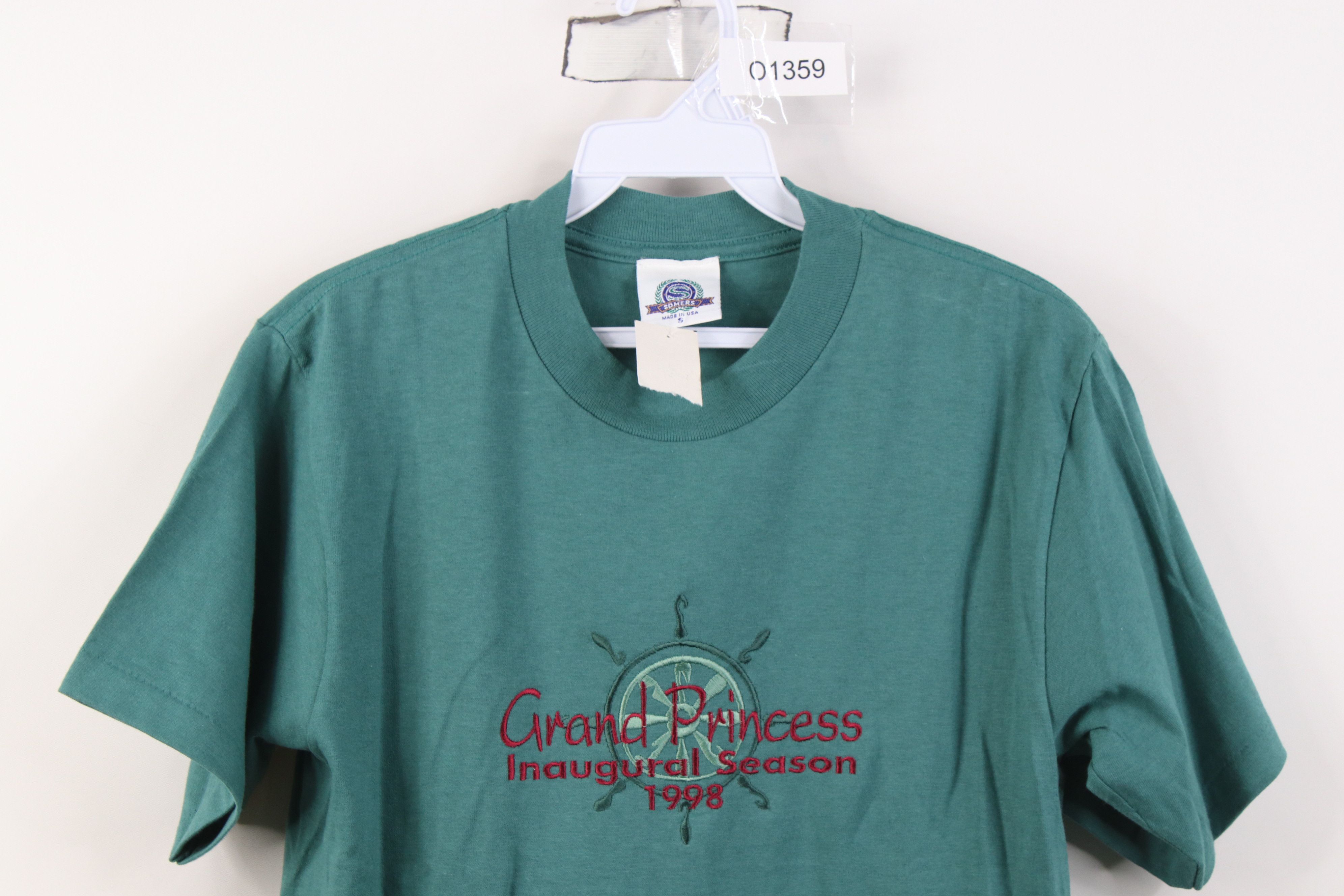 Vintage Deadstock Vintage 90s Grand Princess Cruise Ship T-Shirt USA Size S / US 4 / IT 40 - 2 Thumbnail