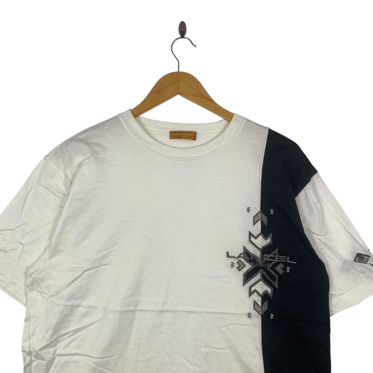 Vintage Vintage LANCEL PARIS Embroidered Logo Tee Shirt Size M / US 6-8 / IT 42-44 - 2 Thumbnail