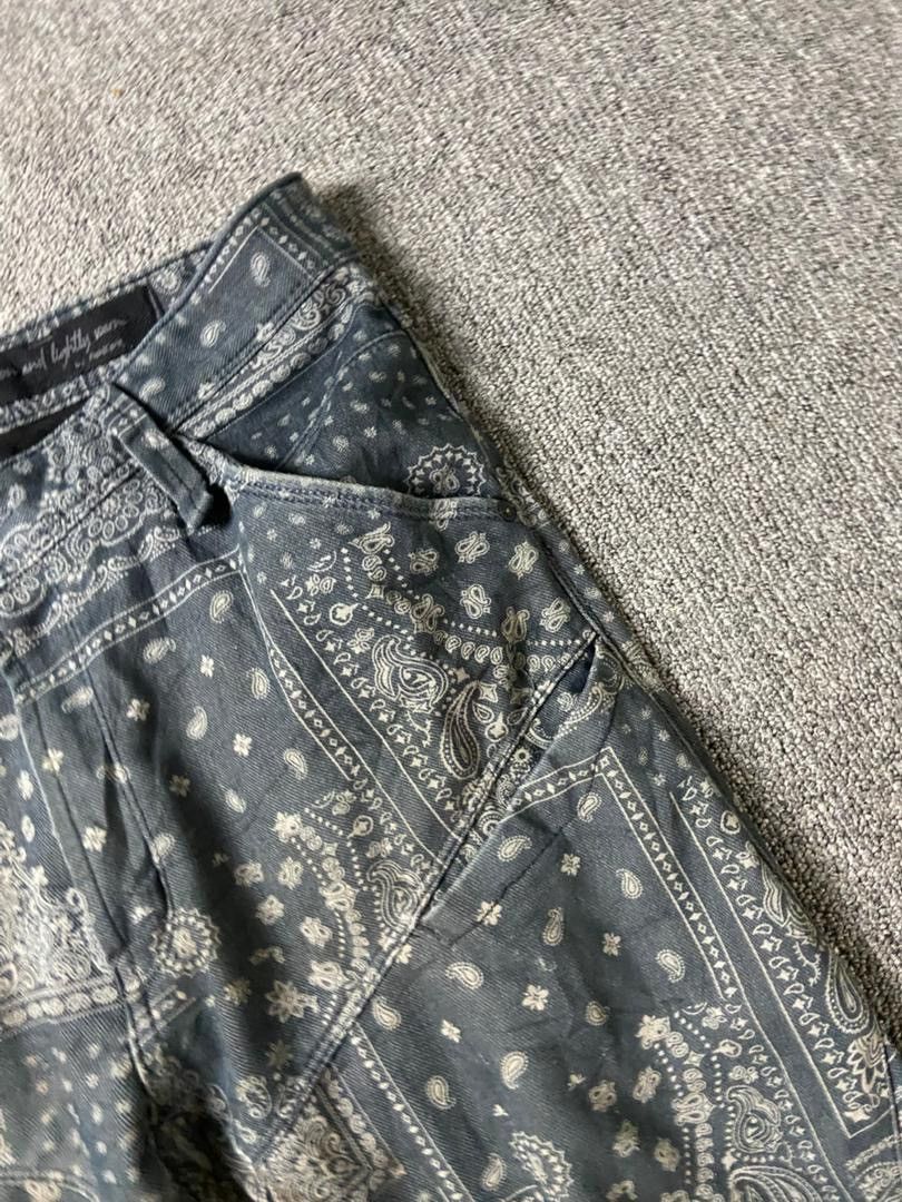 Japanese Brand Fieldcore Cargo Pants with Bandana Pattern (198) Size US 32 / EU 48 - 11 Thumbnail