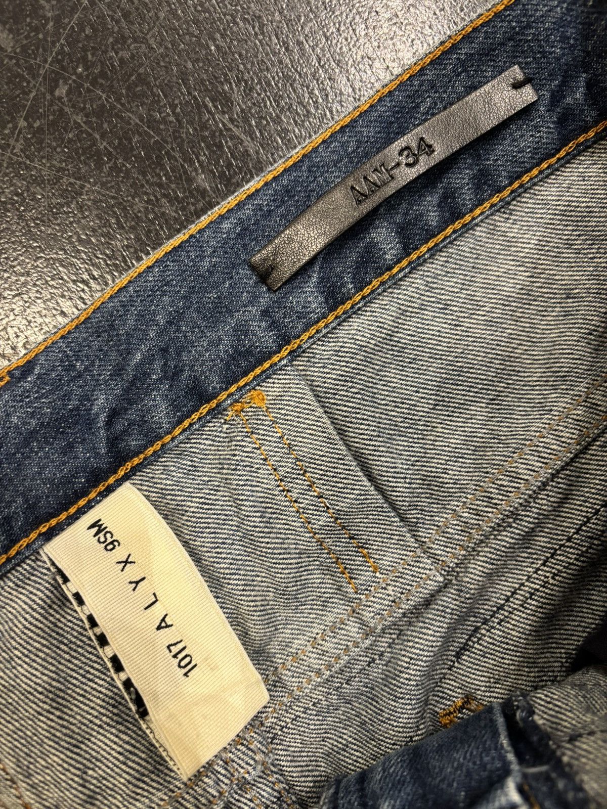 1017 ALYX 9SM 1017 Alyx 9sm BlackMeans Frayed Denim Jeans Size US 34 / EU 50 - 3 Thumbnail