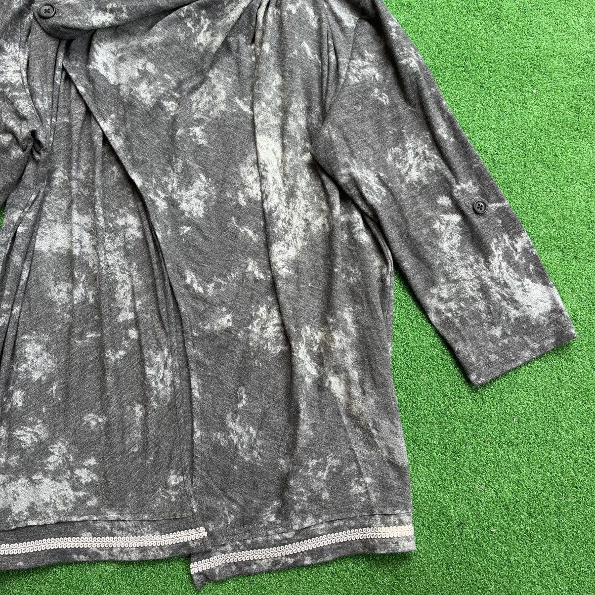 Tornado Mart Asymmetrical light hoodie in grey Size US M / EU 48-50 / 2 - 4 Thumbnail