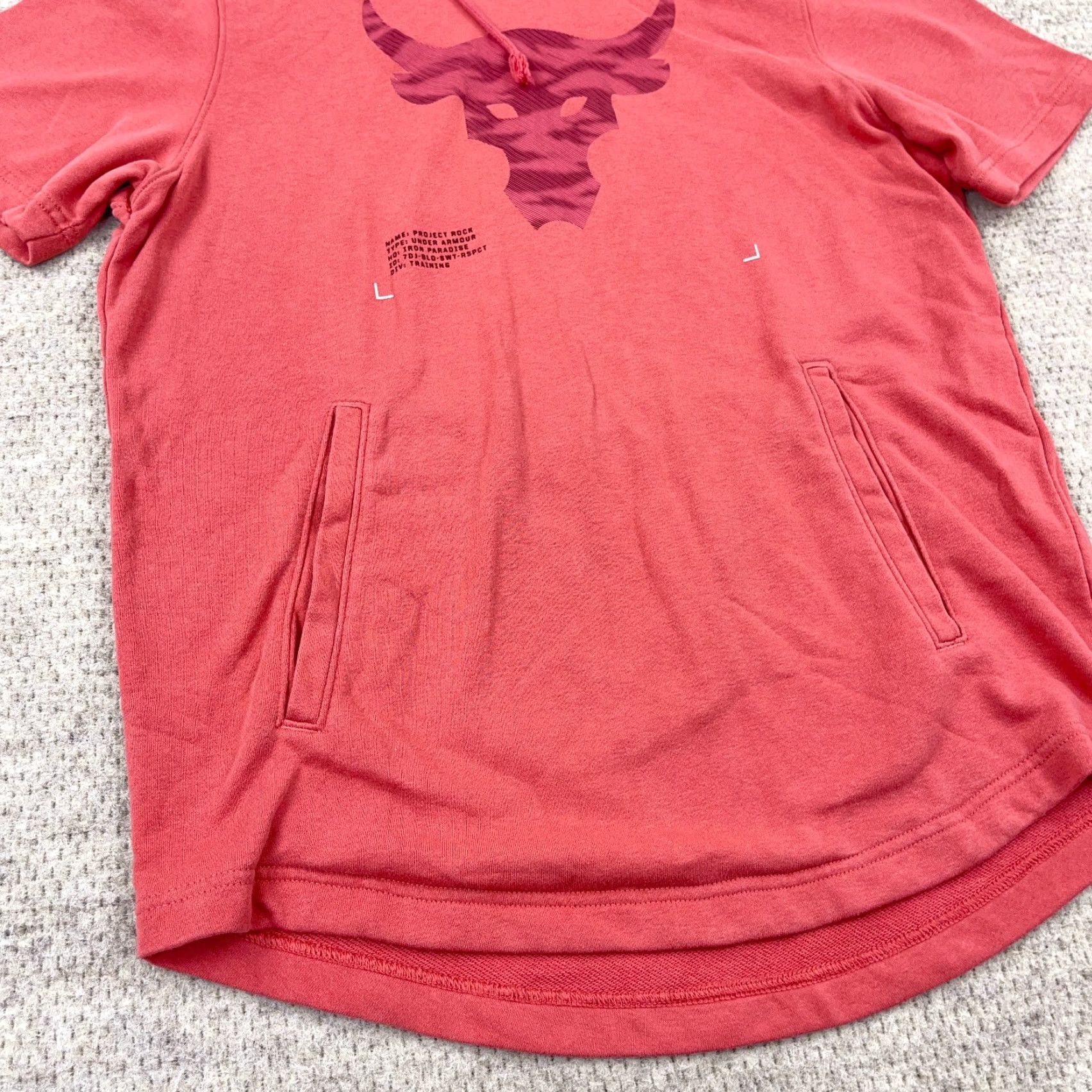 Under Armour Under Armour Project Rock Hoodie Men Medium Pink Short Sleeve Pullover Under Armour Project Rock Hoodie Men Medium Pink Short Sleeve Pullover Size US M / EU 48-50 / 2 - 5 Thumbnail