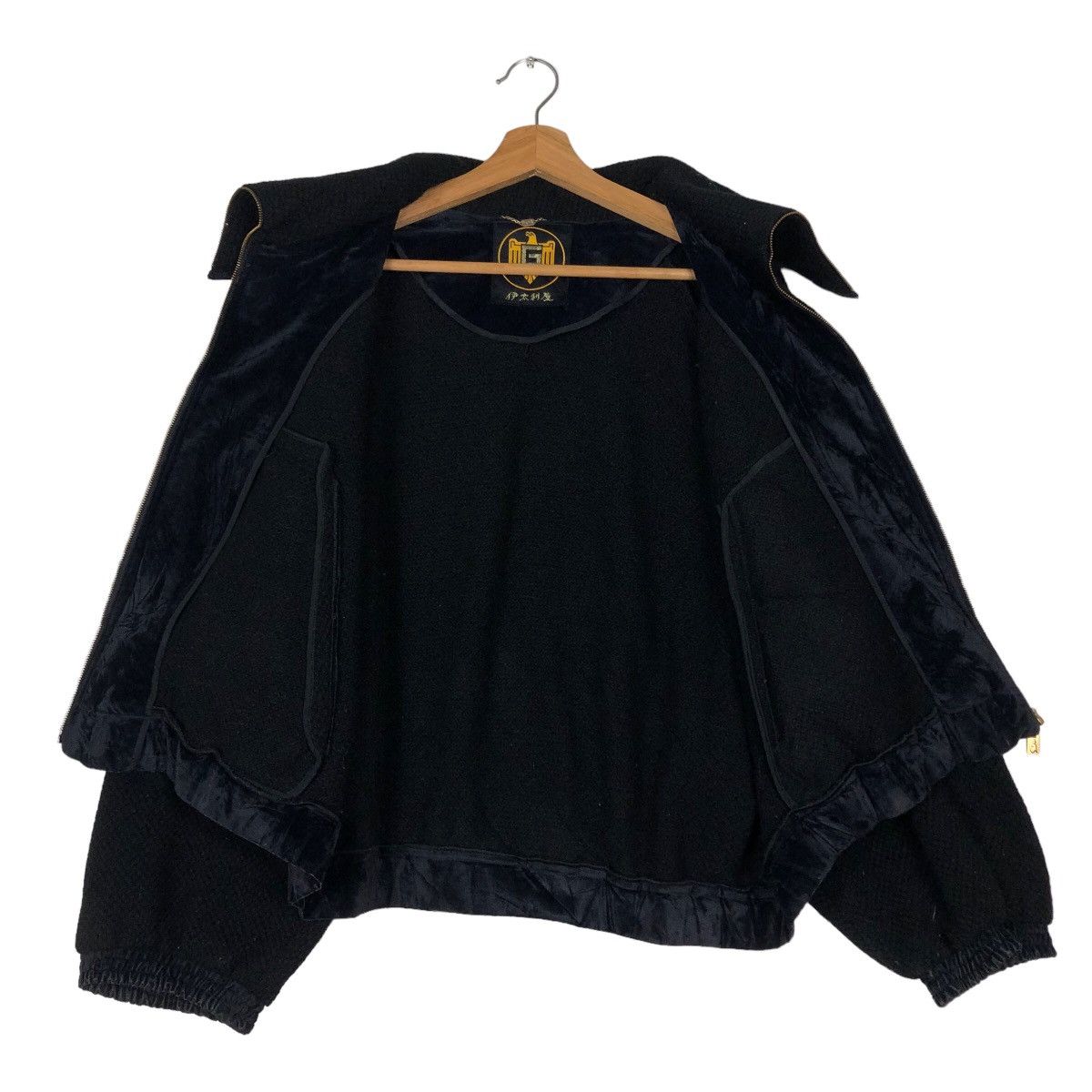 Japanese Brand 🔥Vintage Cropped Bomber Jacket Black Issey Miyake Japan Size US M / EU 48-50 / 2 - 13 Thumbnail