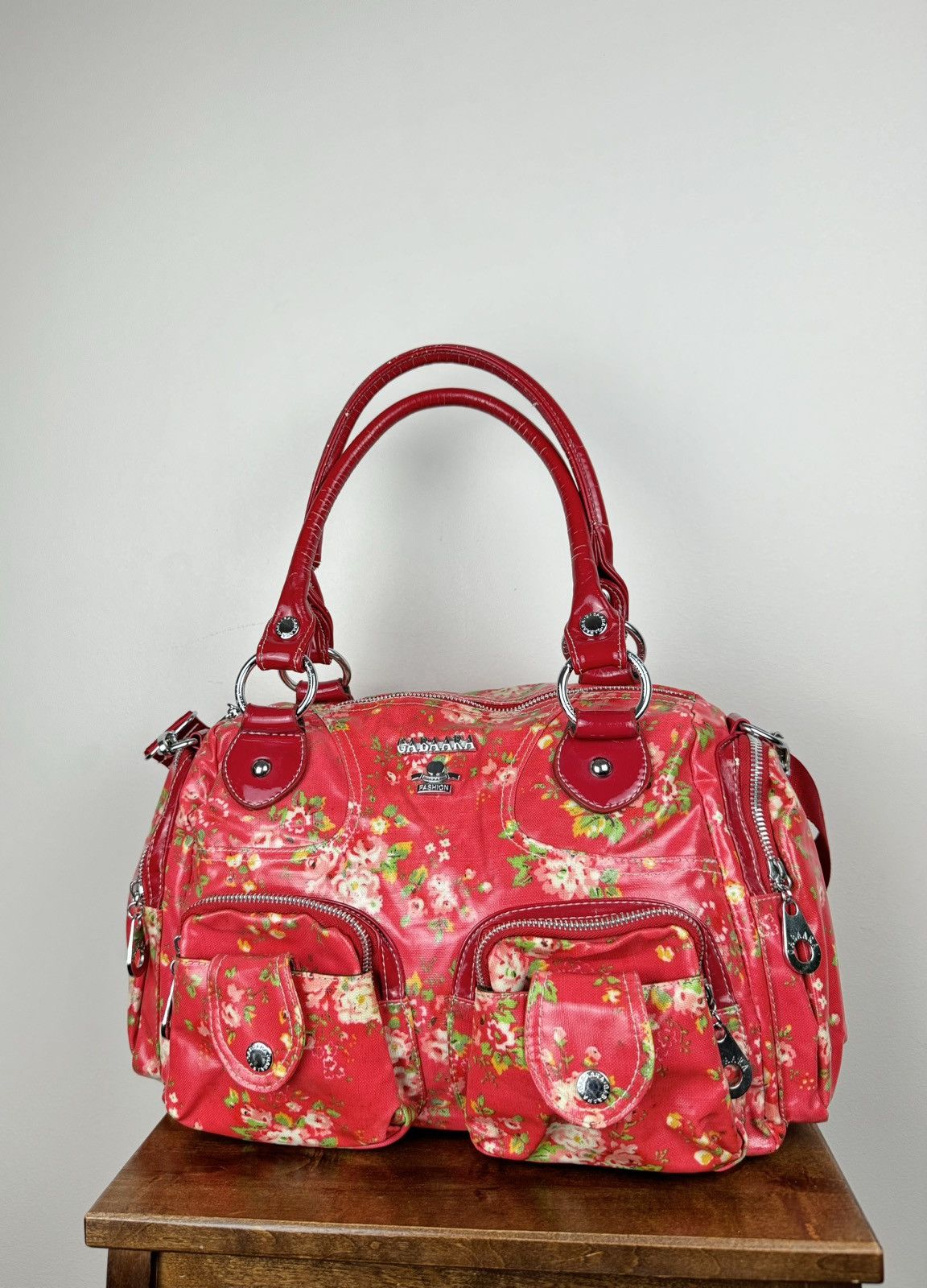 Other Vintage pink bag with flowers y2k style original item Size ONE SIZE - 1 Thumbnail