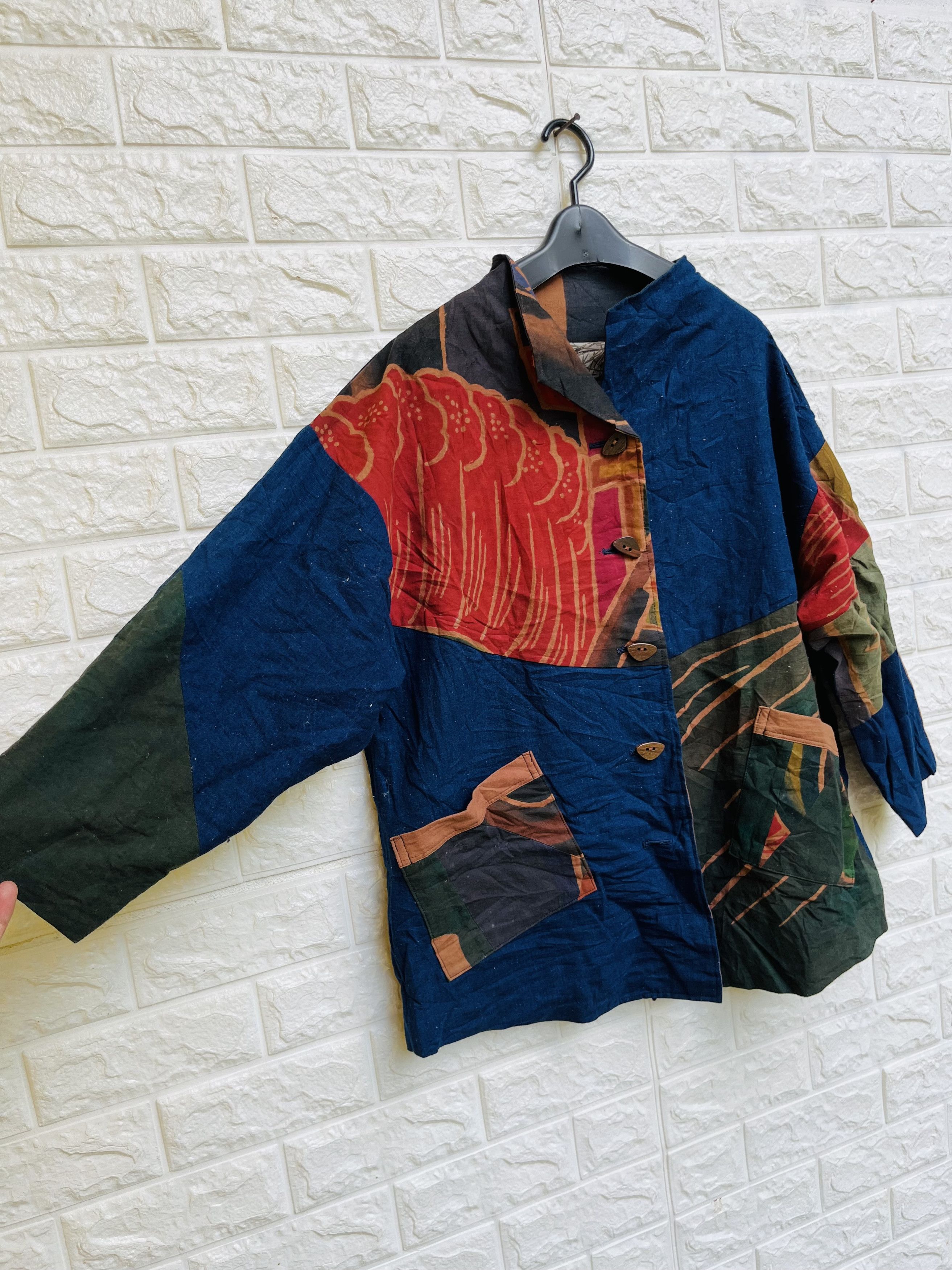 Japanese Brand × Vintage Vintage Multicolour Japanese Designer Fashion Style Jacket Size L / US 10 / IT 46 - 4 Thumbnail