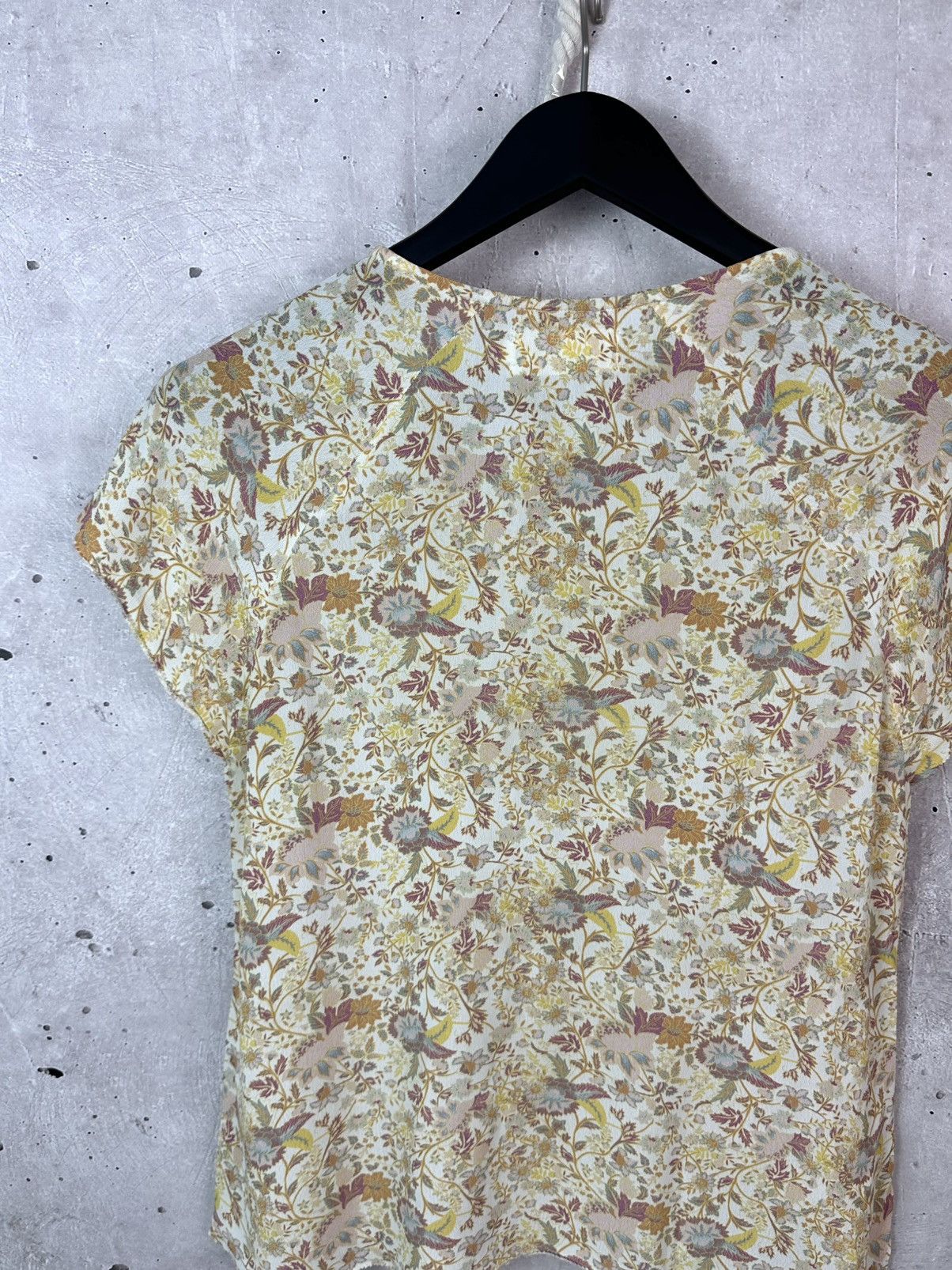 Other Indi & Cold Floral Printed Short Sleeve Women’s Blouse Size M / US 6-8 / IT 42-44 - 7 Thumbnail