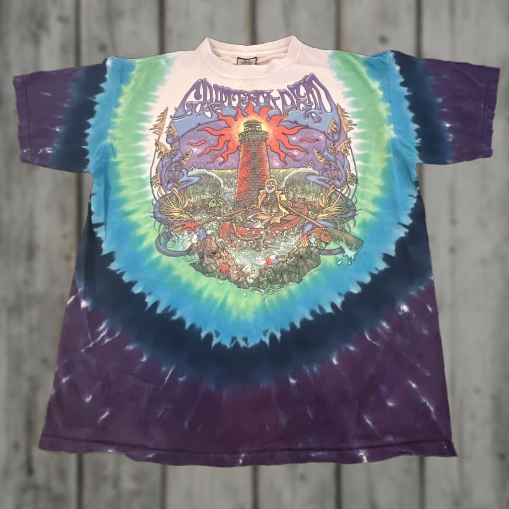 Liquid Blue VINTAGE Grateful Dead T Shirt Liquid Blue 2000 Pirate GDP Bright Blue XL Men Graphic Tee Modern Look: Hippy Size US XL / EU 56 / 4 - 1 Thumbnail