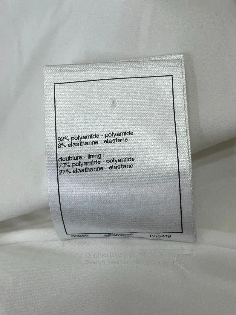 Chanel Chanel 23S White CC Swimsuit. Size US 34 / EU 50 - 7 Thumbnail