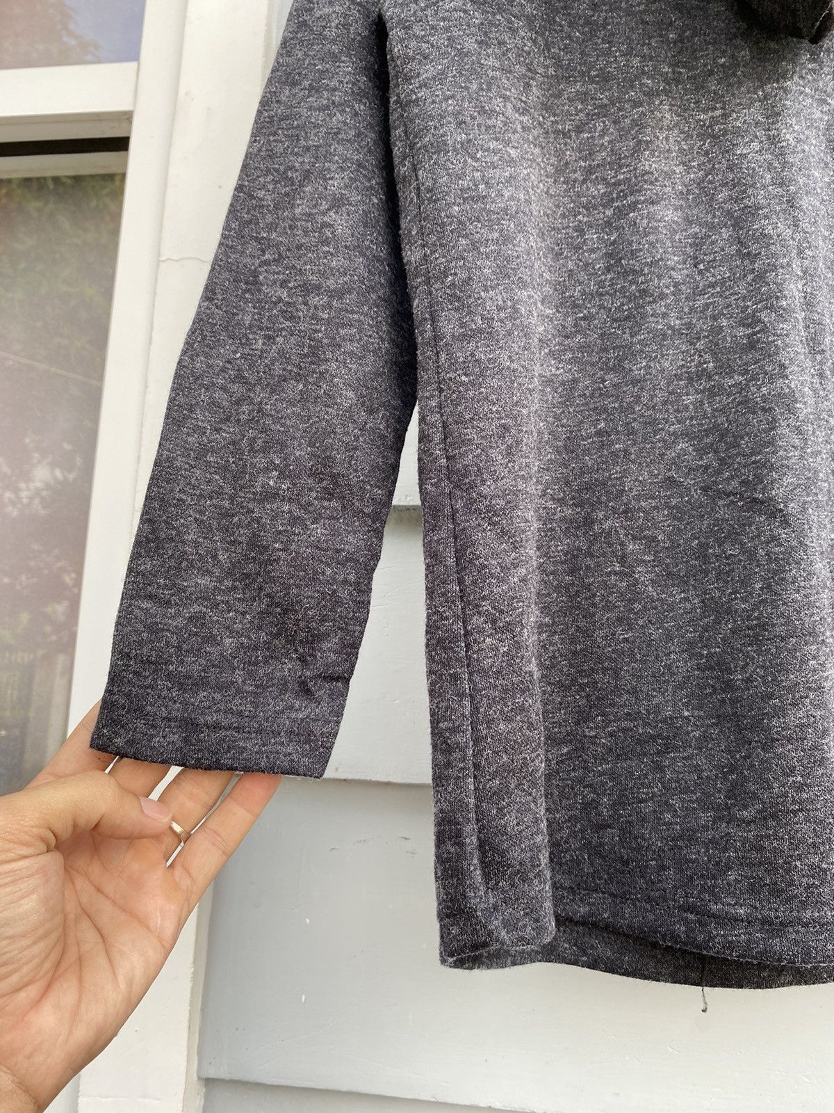 If Six Was Nine Japanese Two Tone Panel Hoodie Asymmetrical Collar & Pocket Size US S / EU 44-46 / 1 - 13 Thumbnail