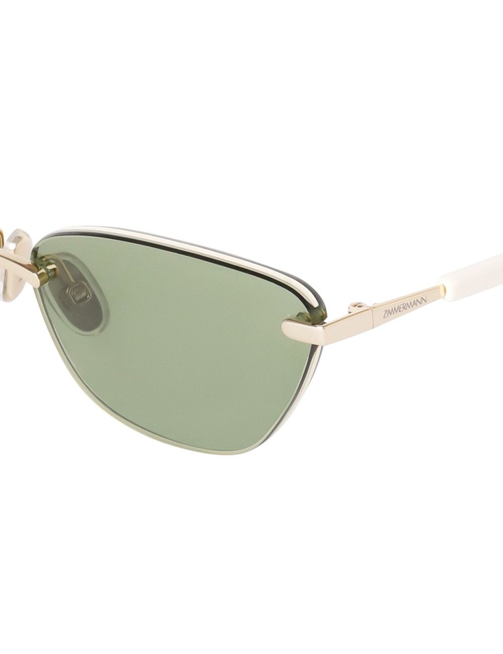 Zimmermann oc11z0925 Size: OS / Celeste Cat Eye Sunglasses in Ivory Size ONE SIZE - 5 Thumbnail