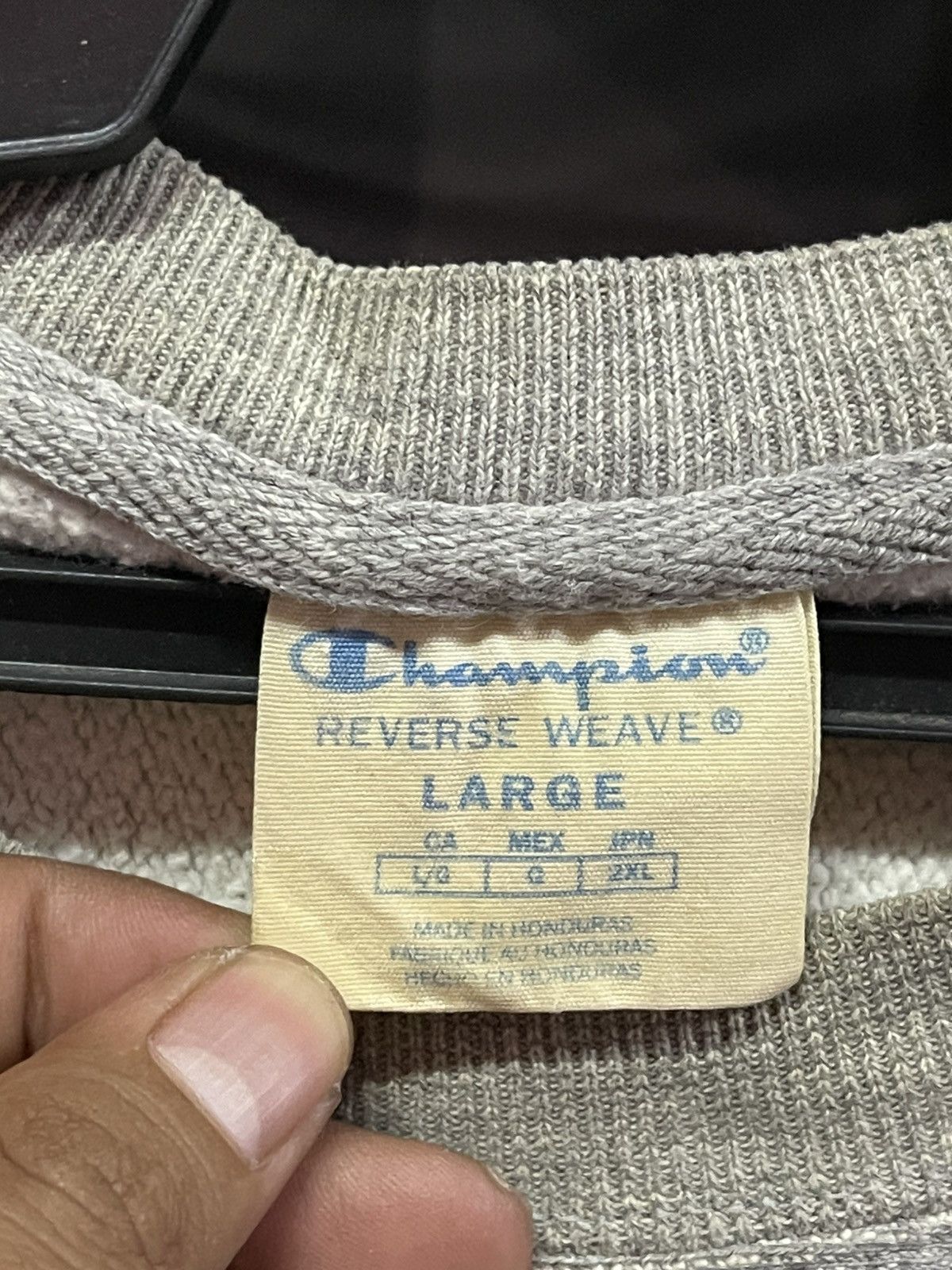 Champion Vintage Grey Champion Reverse Weave Sweatshirt🔥🔥🔥 Size US L / EU 52-54 / 3 - 5 Thumbnail