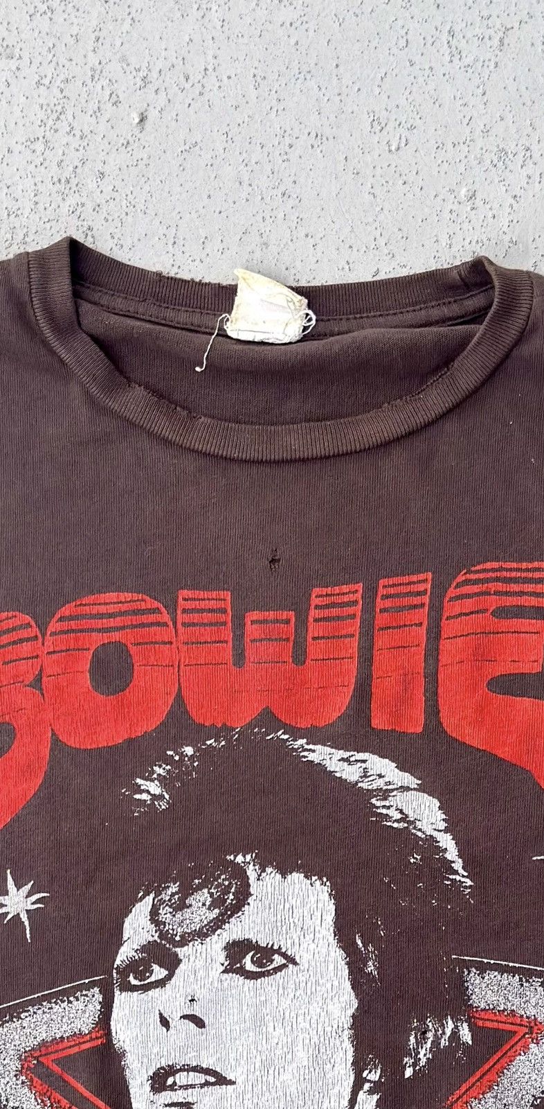 Vintage Vintage Distressed David Bowie Baby Tee Size US M / EU 48-50 / 2 - 6 Thumbnail