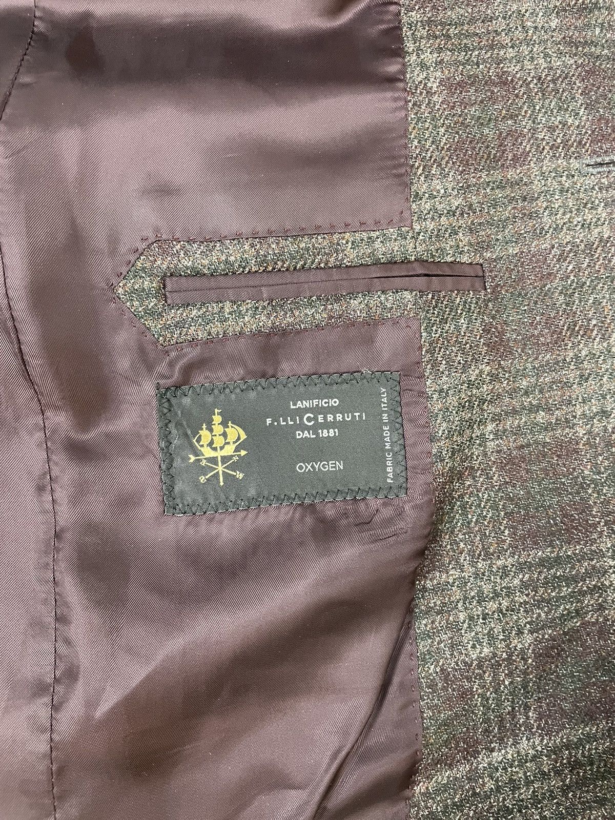Samuelsohn Pure Wool Tweed Plaid BENNET Jacket Size 38R - 6 Thumbnail
