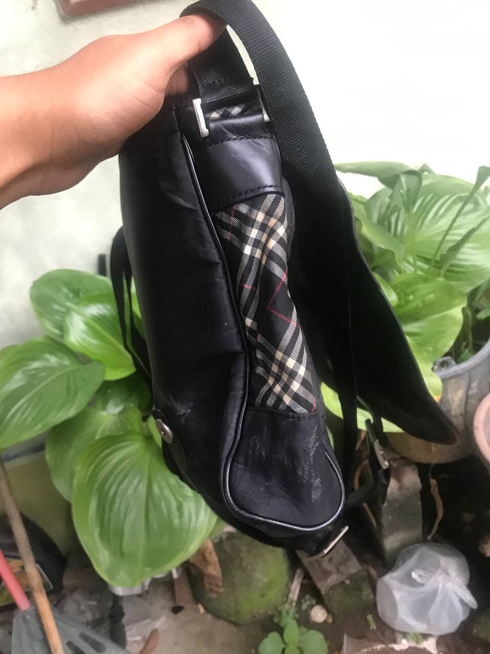 Burberry × Vintage Vintage Burberry Shouldee Size ONE SIZE - 8 Thumbnail