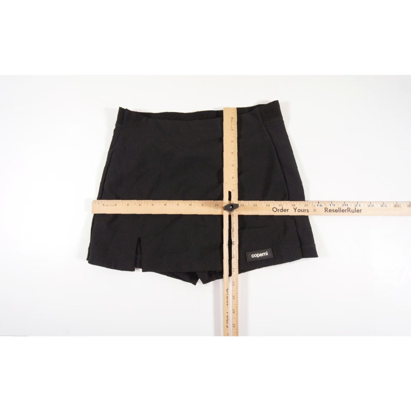 Coperni VINTAGE Coperni Women's Skort Short Skirt Casual Activewear Travel Size 6 Black Stretch Mini Size 28" / US 6 / IT 42 - 7 Thumbnail