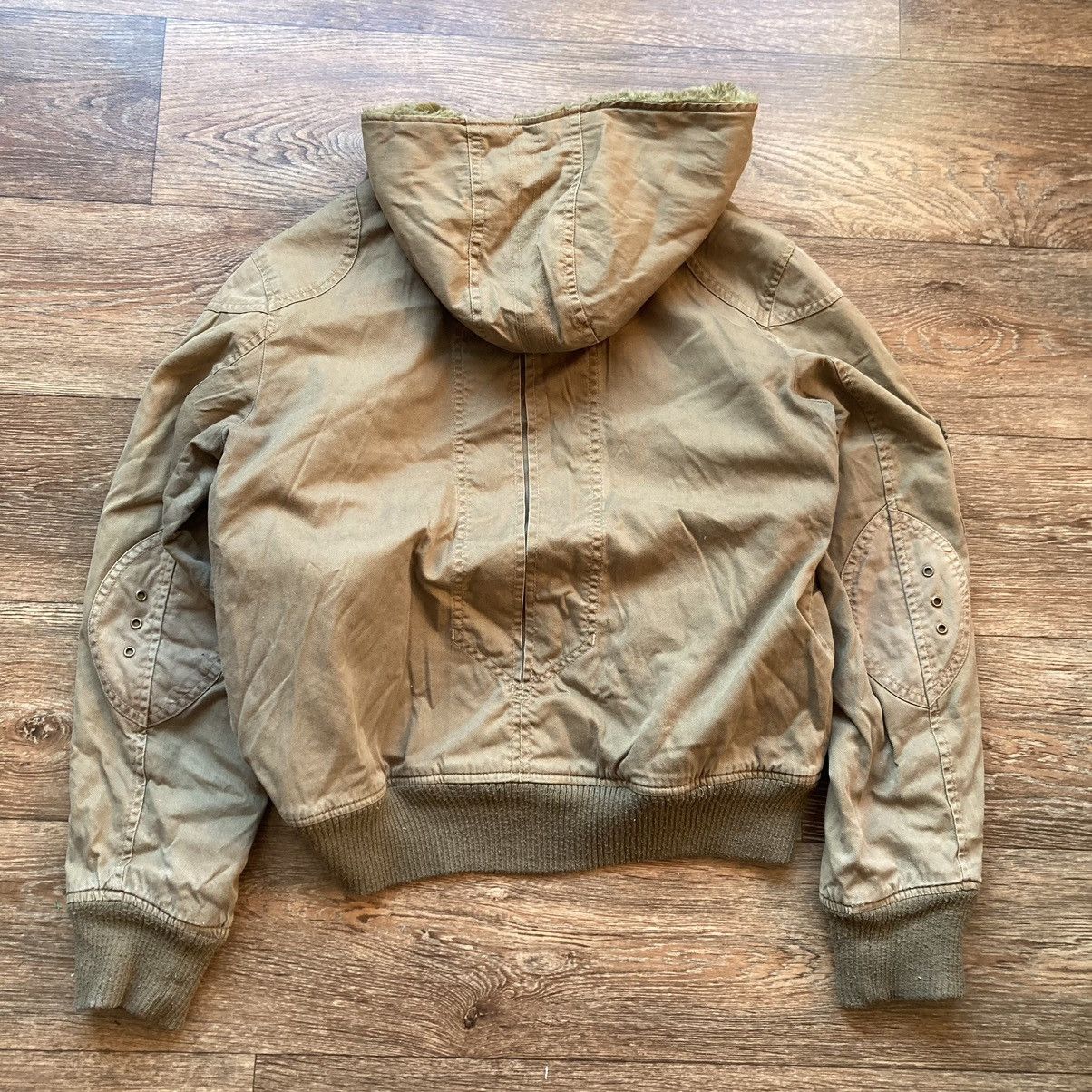 Vintage Vintage Y2K cargo denim jacket punk style Size S / US 4 / IT 40 - 3 Thumbnail