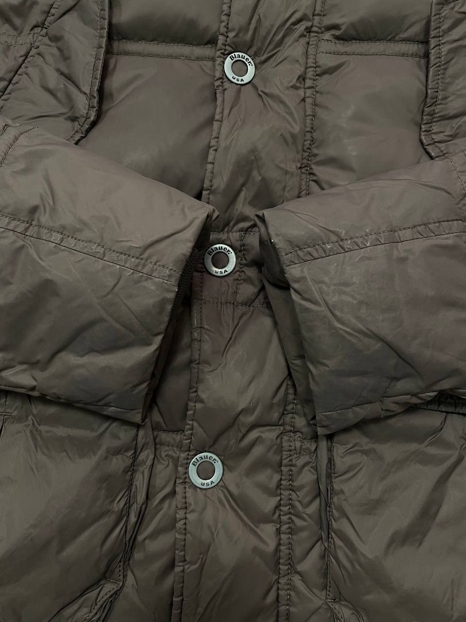 Other Men's Blauer U.S.A. Down Jacket Brown Puffer Coat Duck Down Size US L / EU 52-54 / 3 - 7 Thumbnail